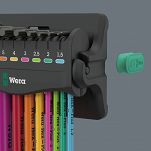 Zestaw kluczy trzpieniowych z uchwytem 950/9 Hex-Plus WERA 05133165001 - 9