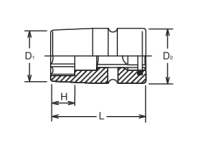 Nasadka antywibracyjna 50mm Koken - 2