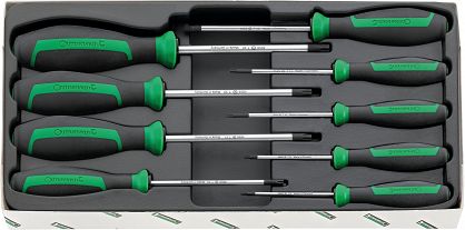 Zestaw Wkrętaków śrubokręty typu TORX z otworem, 9-Częściowy T8-T40, DRALL+ 4699 TORX- STAHLWILLE 96469915