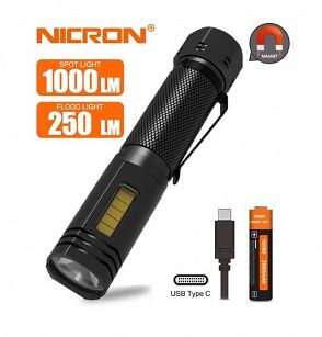 Latarka ręczna 1000 lum Nicron 49NWL 81 NICRON
