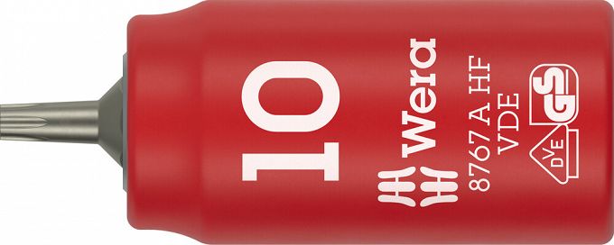 Klucz nasadowy trzpieniowy 8767 A VDE HF TORX® Zyklop, izolowany, 1/4