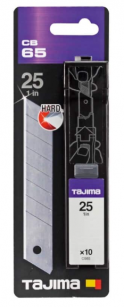 Ostrza segmentowe łamane, bardzo trwałe, 25mm Endura Blade 10szt. TAJIMA