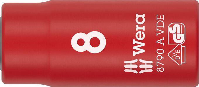 Klucz nasadowy 8790 A VDE Zyklop, izolowany, 1/4