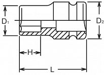 Nasadka udarowa 7/16