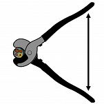 Nożyce z podwójnym ostrzem do Cięcia Kabli Cu i Al RENNSTEIG 700 020 3 - 5