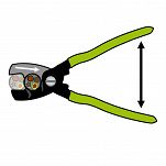 Nożyce z podwójnym ostrzem do Cięcia Kabli Cu i Al RENNSTEIG 700 020 3 - 6