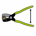 Nożyce z podwójnym ostrzem do Cięcia Kabli Cu i Al RENNSTEIG 700 020 3 - 7