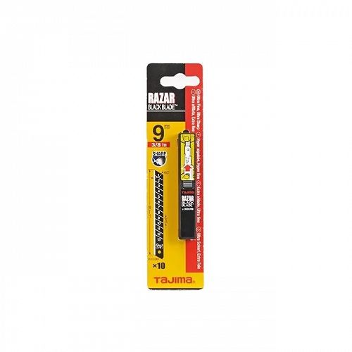 Ostrza segmentowe łamane 9mm Razar Black 10szt. TAJIMA LCB30RBC