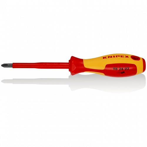 Wkrętak śrubokręt Izolowany Krzyżowy ergonomiczny PH 2 KNIPEX 98 24 02