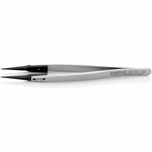 Pinceta ESD z wymiennymi końcówkami KNIPEX 92 81 02