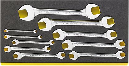 Zestaw TCS Kluczy płaskich 6-32mm do skrzyni Nr 13217, 10-el. TCS WT 10/10 6-32MM STAHLWILLE 96830120