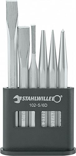Zestaw Przecinaków, Punktaków i Wybijakow, 6-częsciowy 102-5/6 D STAHLWILLE 98812201
