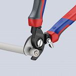Nożyce ze sprężyną do Cięcia Kabli Cu i Al KNIPEX 95 22 165 - 6