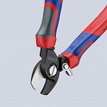 Nożyce ze sprężyną do Cięcia Kabli Cu i Al KNIPEX 95 22 165 - 5