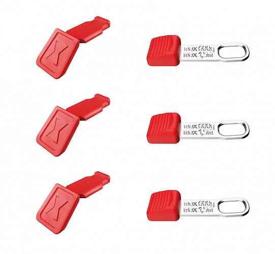 Klipsy do narzędzi TehteredTool 3+3  KNIPEX 00 63 06 TCR