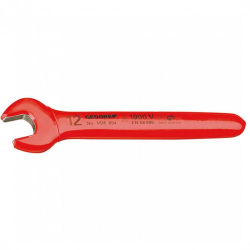 Klucz płaski szczękowy VDE 12 mm VDE 894 12 GEDORE 6572390