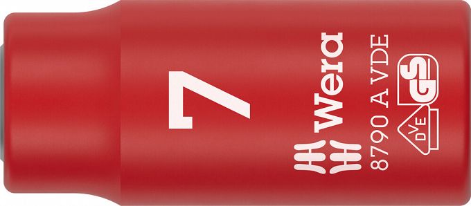 Klucz nasadowy 8790 A VDE Zyklop, izolowany, 1/4