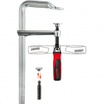 Ścisk śrubowy ślusarski stalowy 250x120mm GZ z rękojeścią składaną BESSEY GZ25KG - 2