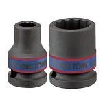 Nasadka krótka udarowa lekka 3/4" 18mm x 50mm, 12-kąt KING TONY 651018M