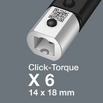 Klucz dynamometryczny. 80-400 Nm Click-Torque XP 6 WERA 05075656001 - 4