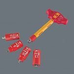 Adapter z rękojeścią poprzeczną 410 i VDE B RA izolowany VDE z funkcja grzechotki do kluczy nasadowych 3/8