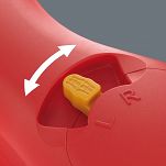 Adapter z rękojeścią poprzeczną 410 i VDE B RA izolowany VDE z funkcja grzechotki do kluczy nasadowych 3/8