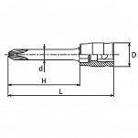 Nasadka trzpieniowa krzyżowa PH4 KOKEN - 2