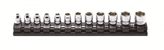 Zestaw nasadek krótkich 6-kątnych 12szt.  KOKEN