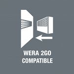 Etui na narzędzia Tool-Check Combi 1 9581, bez wyposażenia, 203 x 85 mm WERA 05136568001 - 3