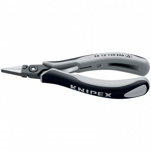 Szczypce precyzyjne dla elektroników ESD KNIPEX 34 12 130 ESD