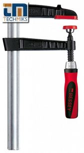 Ścisk  śrubowy stolarski  żeliwny 800/140mm Original BESSEY TG80S14-2K