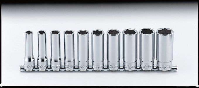 Zestaw nasadek 10mm-22mm dwunastokątnych długich KOKEN