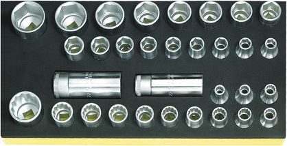 Zestaw TCS 1/3 nasadek 1/2' Nr 50, 52 i 51 TCS 50/51/52/32 STAHLWILLE 96838191