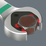 Klucz płasko-oczkowy z grzechotką 6007 Joker SB, długi, 17 x 304.5 mm WERA 05020353001 - 6