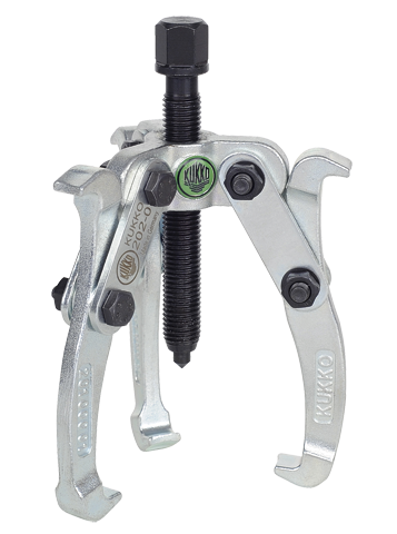 Ściągacz 3-ramienny uniwersalny z przestawnymi ramionami KUKKO 202-0 