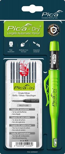 Ołówek Znacznik Grafit 3030 Pica Dry + wkłady 4030 PICA MARKER 30403