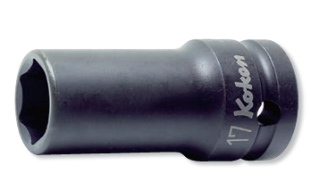 Nasadka udarowa sześciokątna cienkościenna, kwadratowa 34mm KOKEN