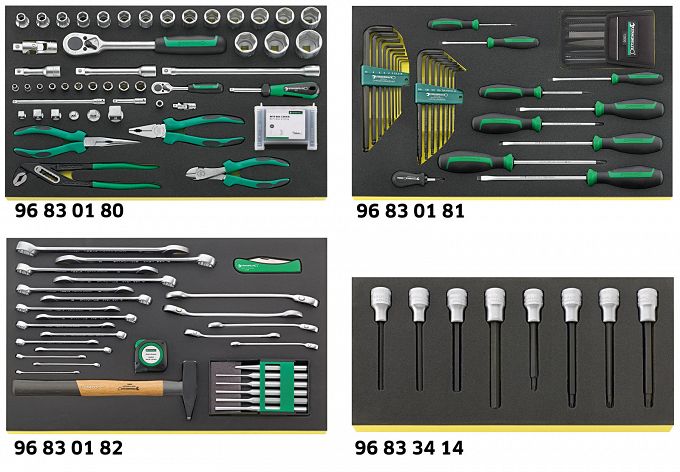 Zestaw TCS 139 narzędzi do obsługi BMW MOTOR 2502 TCS STAHLWILLE 97830607