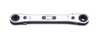 Klucz oczkowy z grzechotką z przełącznikiem 6x7mm, 6-kątny, dł. 108mm KOKEN