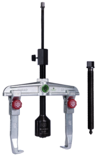 Ściągacz 2-ramienny uniwersalny z szybkoprzestawnymi ramionami i długim wrzecionem hydraulicznym KUKKO 20-20+B