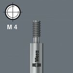 Bit PZ 2 x 33mm gwintowany M4 WERA 05065096001 - 2