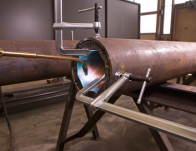 Ścisk śrubowy ślusarski stalowy 160/80mm GZ z pokrętłem BESSEY GZ16K - 4