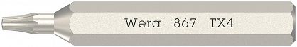 Bity 867/0 Micro do śrub z gniazdem TORX®, TX 4 x 30 mm WERA 05058102001