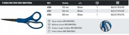 Nożyczki uniwersalne 180mm, INOX MEDID 4581