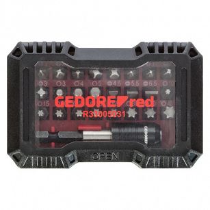 Skrzynka z bitami 1/4" 31-części GEDORE RED R33005031 3301338