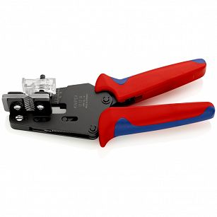 Szczypce precyzyjne do ściągania izolacji z nożami kształtowymi KNIPEX 12 12 14