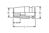 Nasadka udarowa SURFACE DRIVE 21x50mm KOKEN - 2