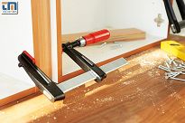 Ścisk śrubowy stolarski żeliwny 400/140mm TGRC BESSEY TGRC40S14 - 3