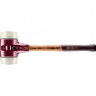 Młotek z miękkim bijakiem SIMPLEX, nylonowy 80mm HALDER 3008.080