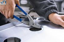 Nożyce do blachy do otworów lewe ERDI BESSEY D207-300L - 2